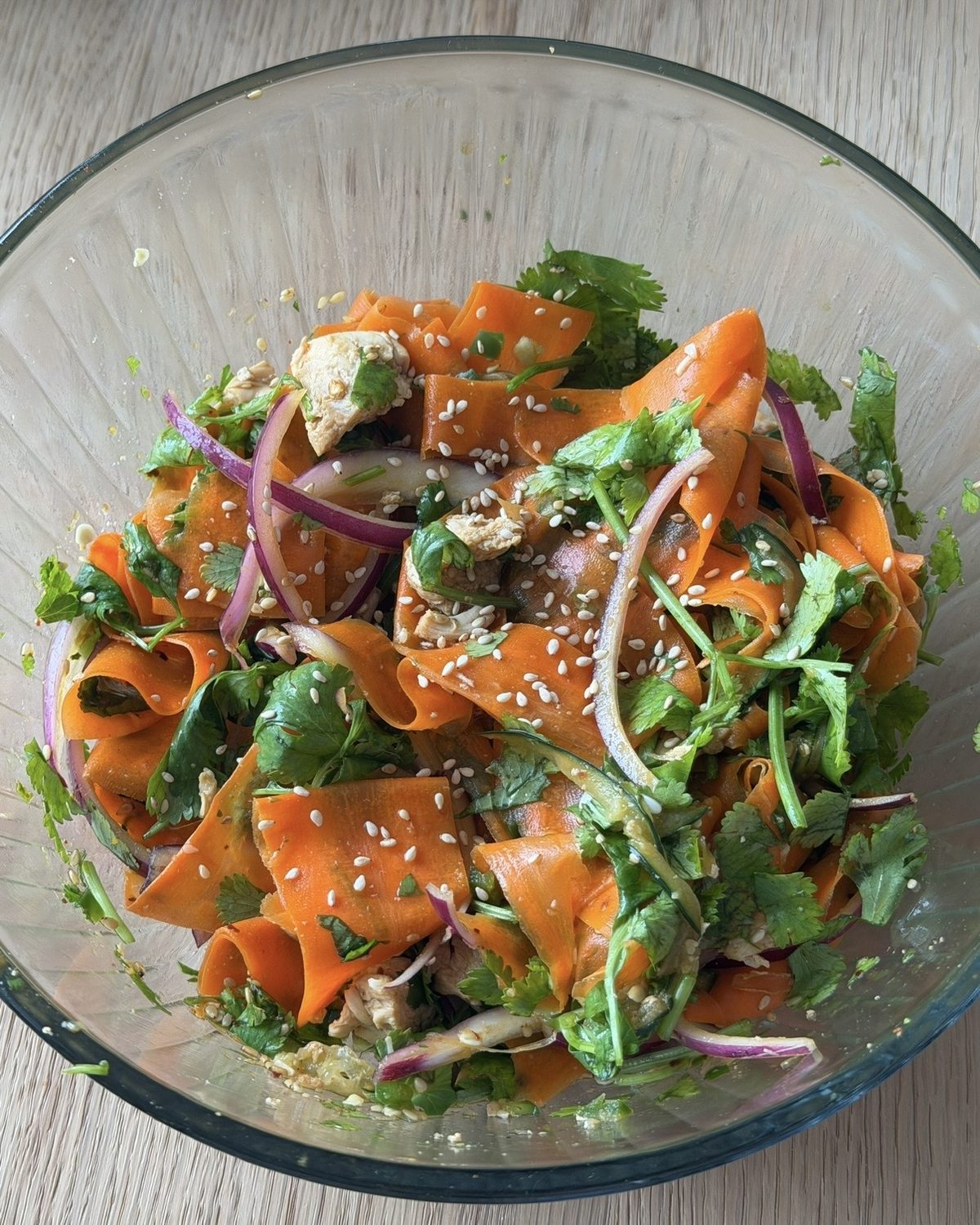 Skin-Boosting Carrot and Cucumber Salad
