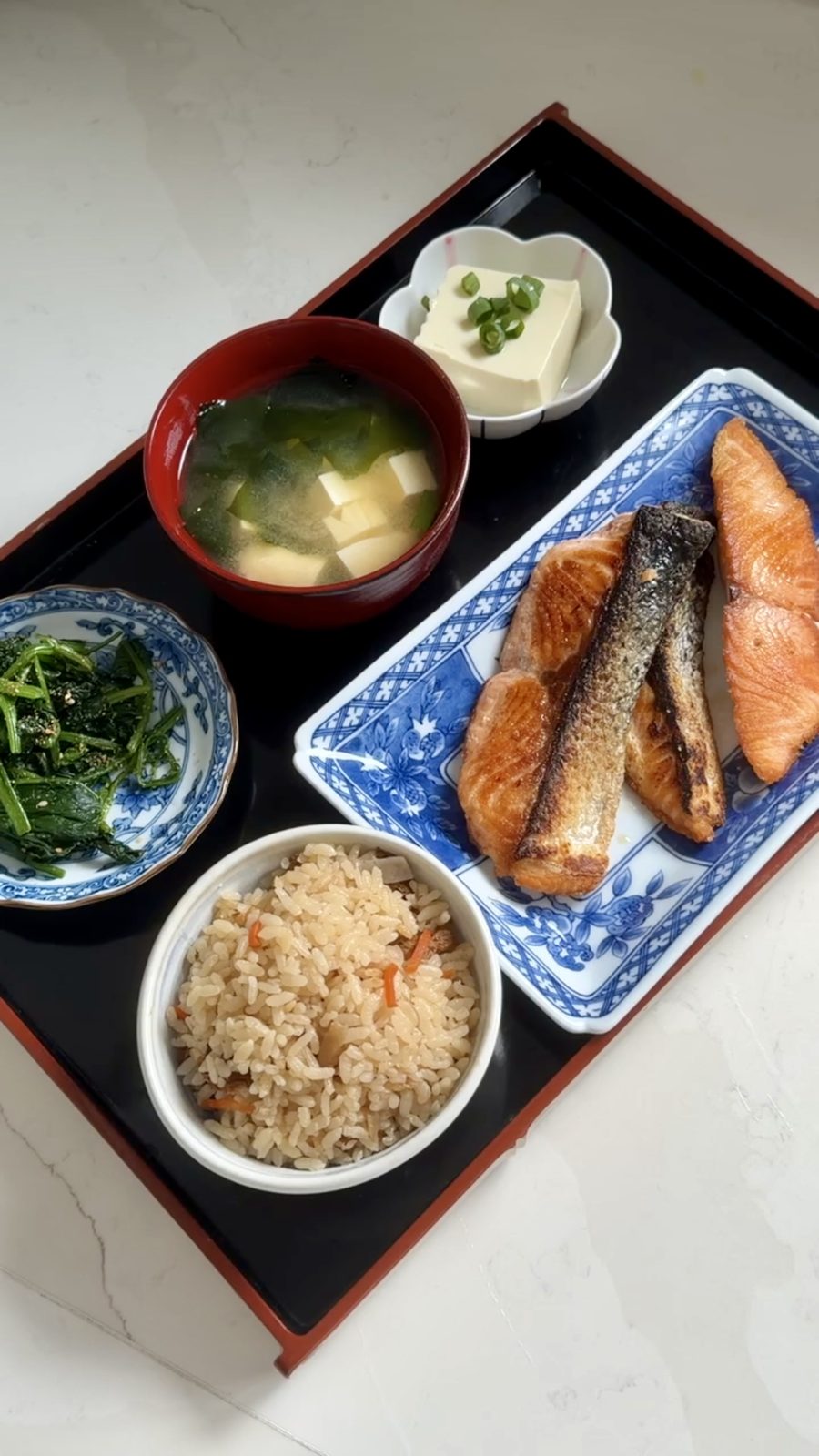 Japanese Mom's Skincare Breakfast (Teishoku)